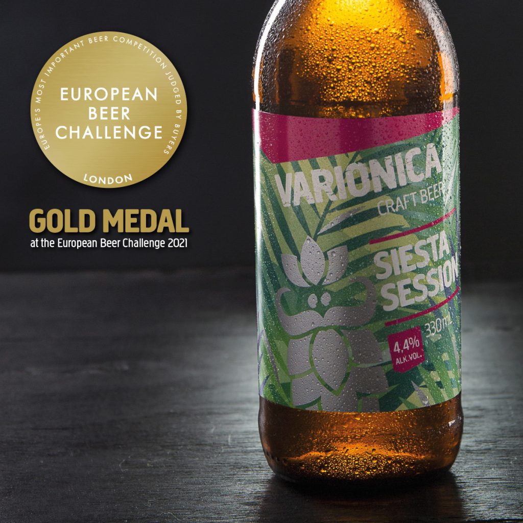 varionica
craft beer
craft pivo
brewery
siesta session ipa
gold medal
european beer challenge 2021
pivski oscar
pivo za hedoniste
beer for hedonists